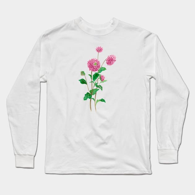 September 15th birthday flower Long Sleeve T-Shirt by birthflower